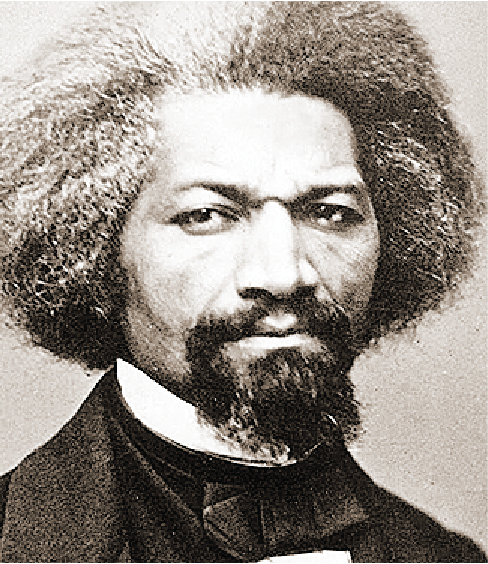 A portrait of Frederick Douglass from the Library of Congress.