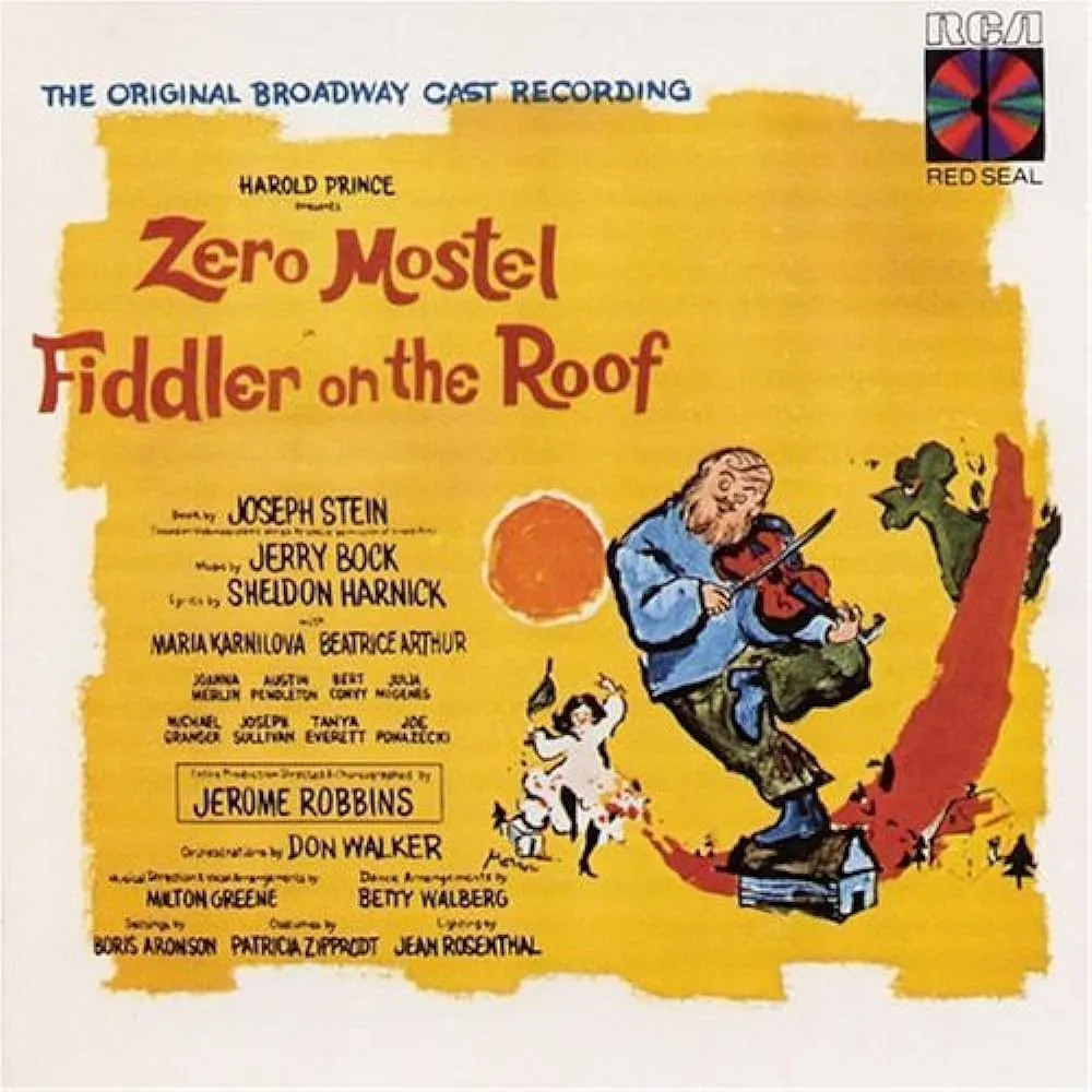 Fiddler on the Roof broadway cover.