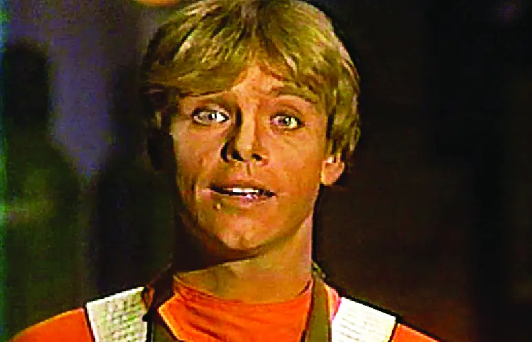 Luke Skywalker, pictured in the film.