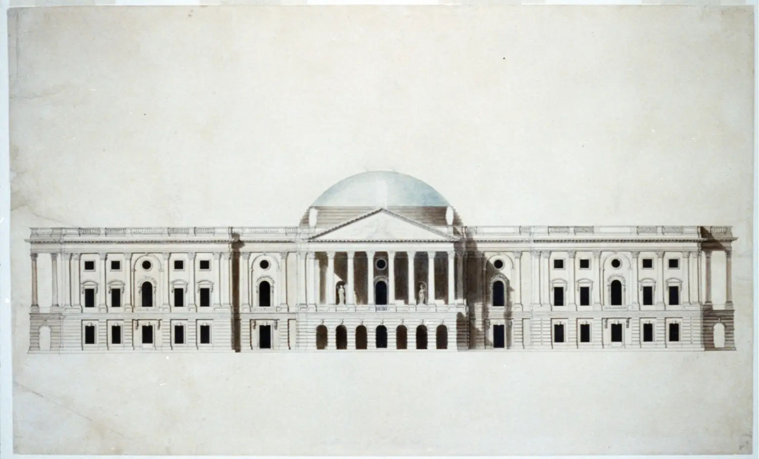 Initial 1700 drawing and design of The Capitol