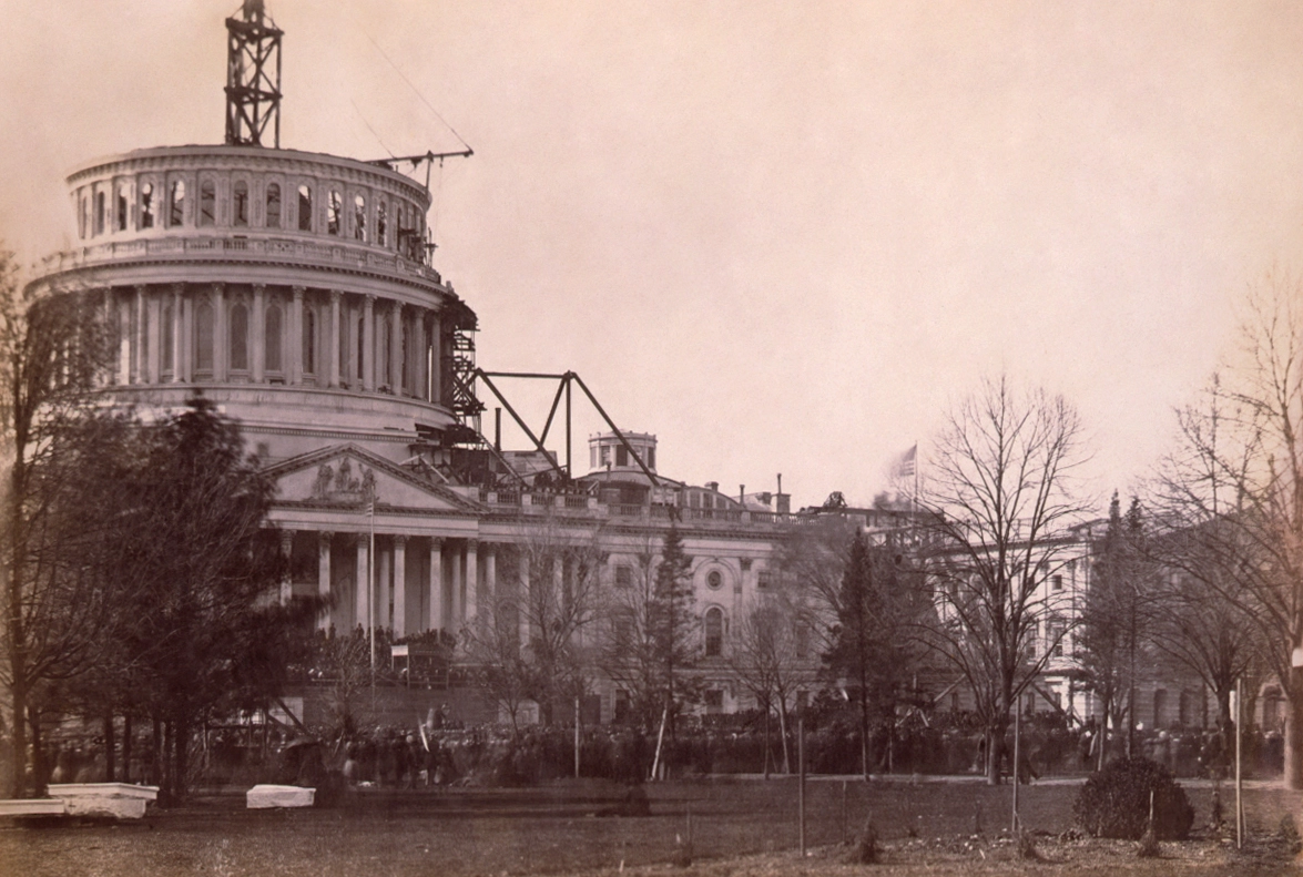 Capitol under construction