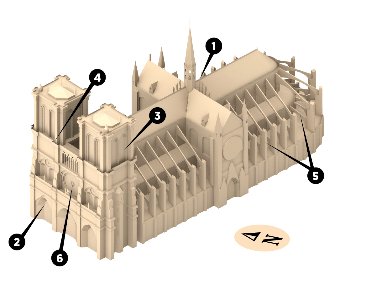 illustration of Notre Dame Cathedral