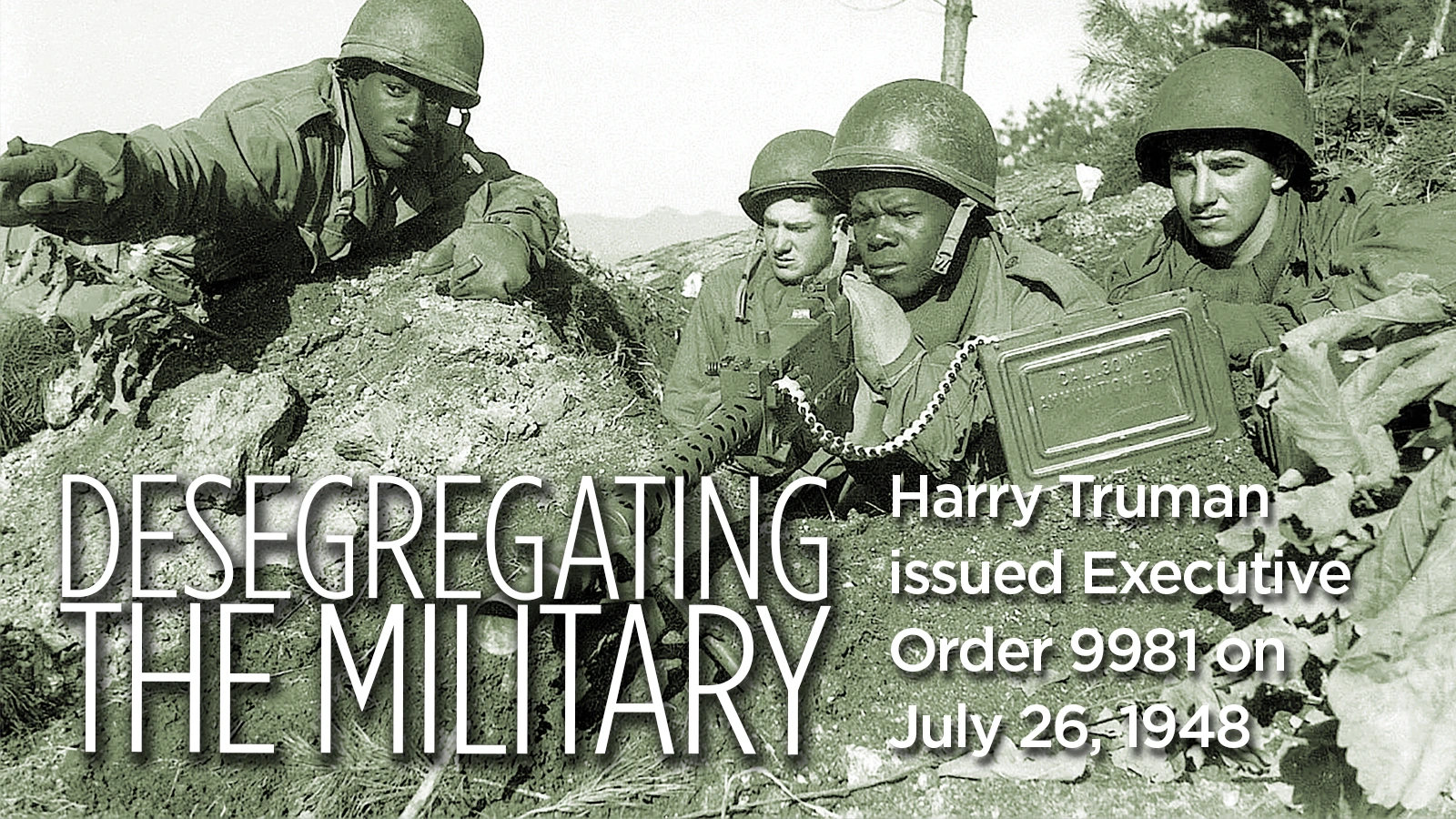 Desegregating the Military