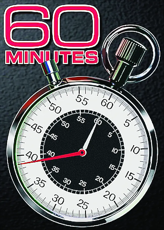 The stopwatch used in 60 minutes.