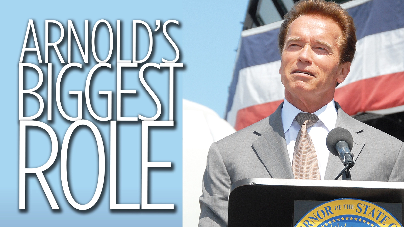 Arnold speaking publicly