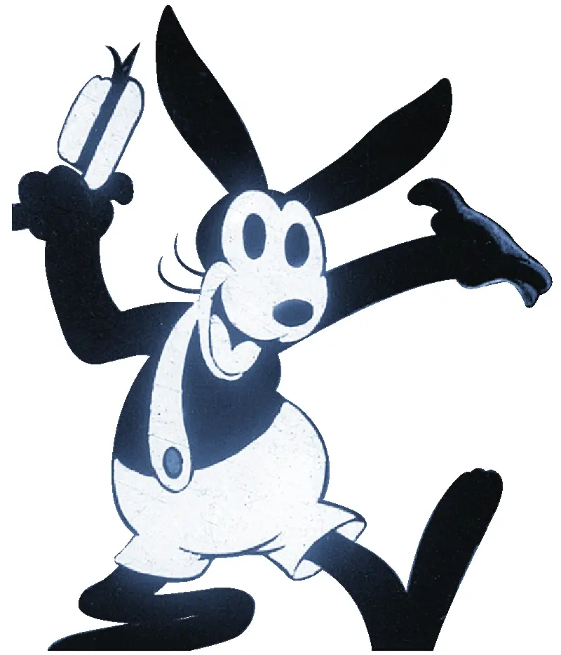 Oswald, one of Disney's first characters.